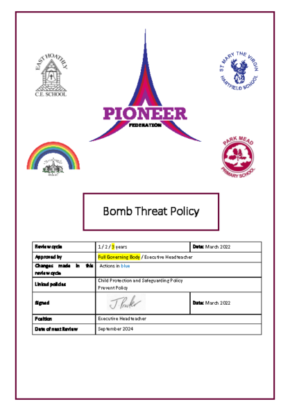 Bomb Threat Policy