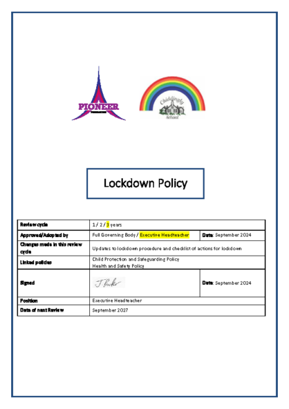 Lockdown Policy