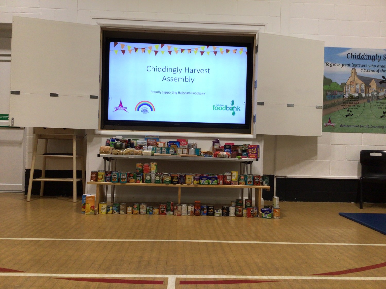 Harvest Festival Donations for Hailsham Foodbank