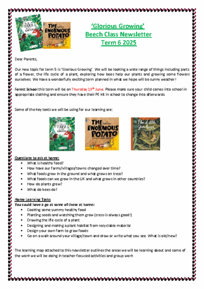 Term 6 2024/25 – Glorious Growing