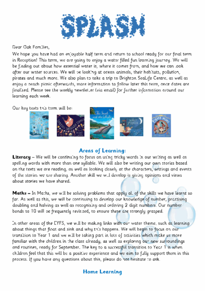 Term 6 2024/25 – Splash