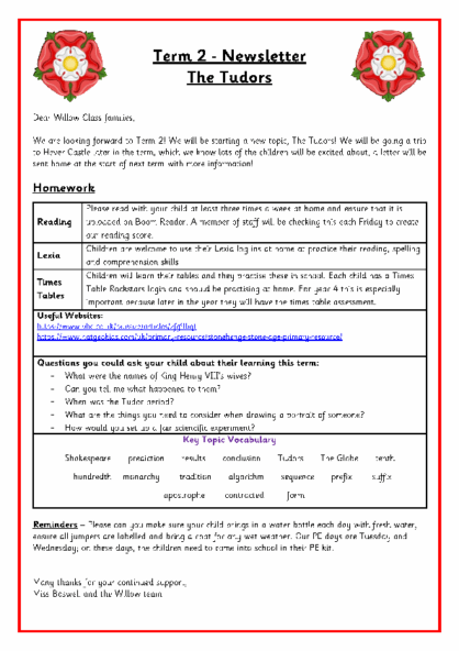 Term 2 2025/26 – The Tudors