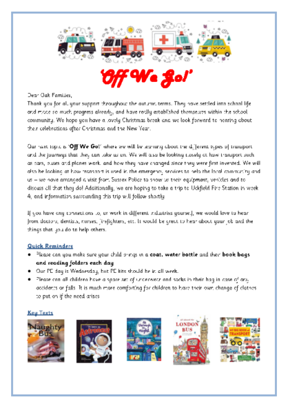 Term 3 2025/26 – Off We Go!