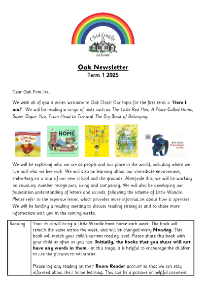 Term 1 2025/26 – Here I Am!