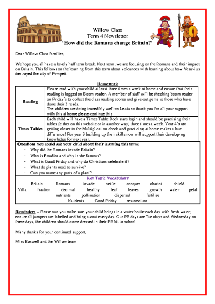 Term 4 2025/26 – How Did the Romans Change Britain?