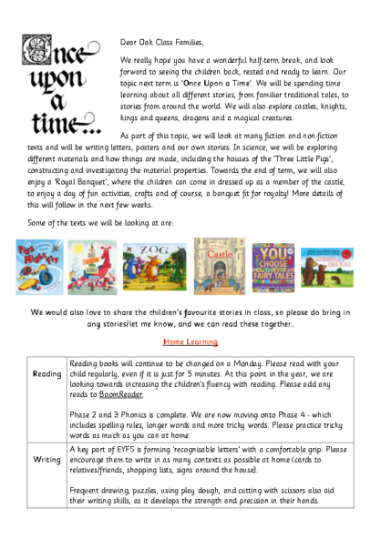 Term 4 2025/26 – Once Upon a Time