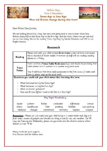 Term 6 2025/26 – Stone Age to Iron Age