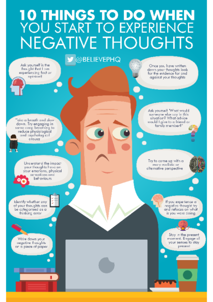 10 Things to Do When You Start to Experience Negative Thoughts