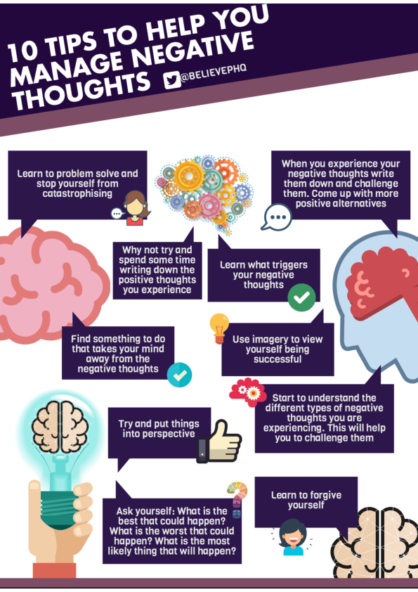 10 Tips to Help You Manage Negative Thoughts