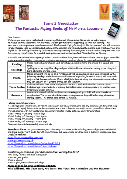 Term 3 2021/22 – The Fantastic Flying Books of Mr Morris Lessmore