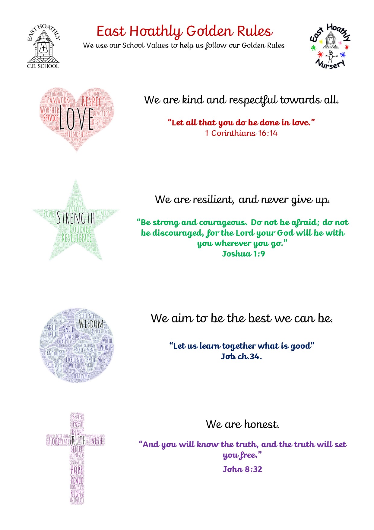 School Rules & Prayer