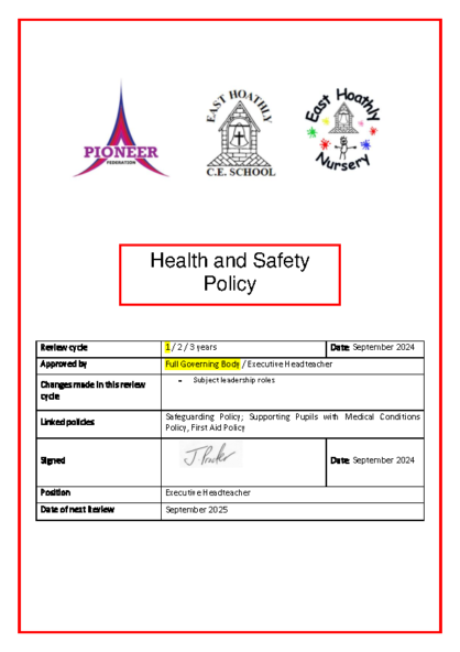 Health & Safety Policy