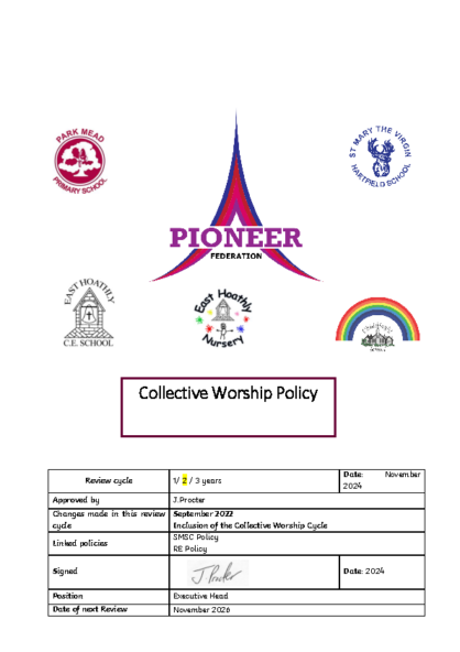 Collective Worship Policy