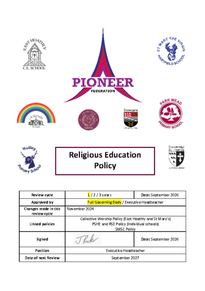 RE Policy 2026-27