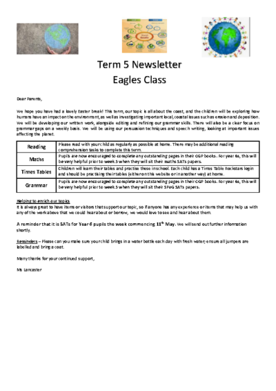 Term 5 2025/26 – The Coast