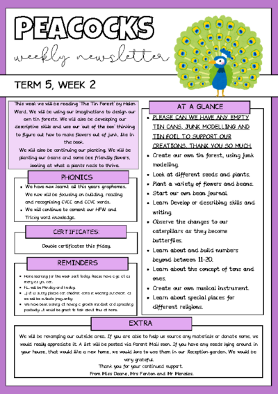 Term 5 Week 2