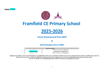 SEF & SDP – 2025-26