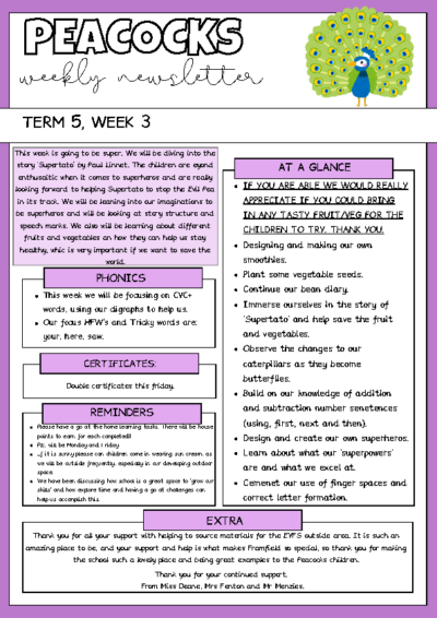 Term 5 Week 3