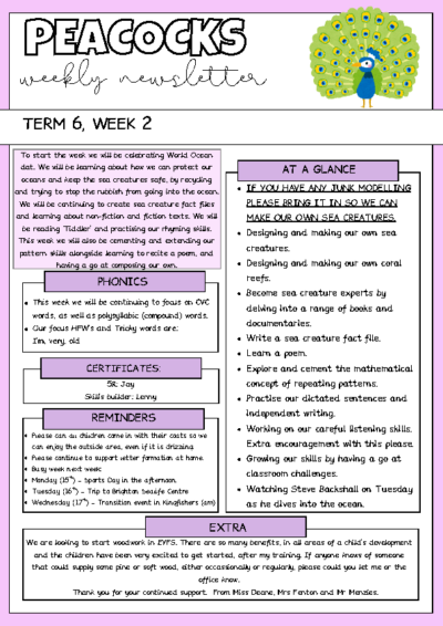 Term 6 Week 2