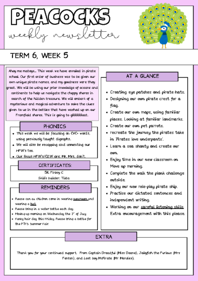 Term 6 Week 5
