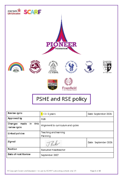 PSHE Policy