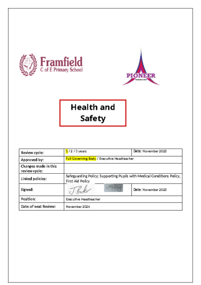 Health & Safety Policy