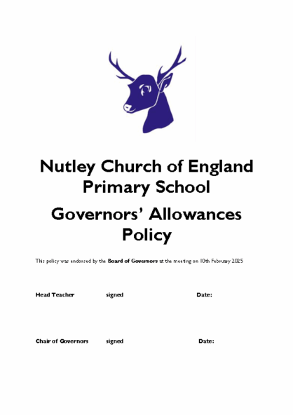 Governors’ Allowances Policy