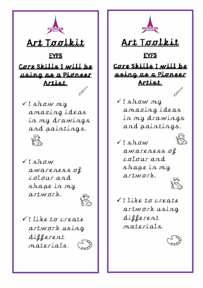 Art Toolkit – EYFS