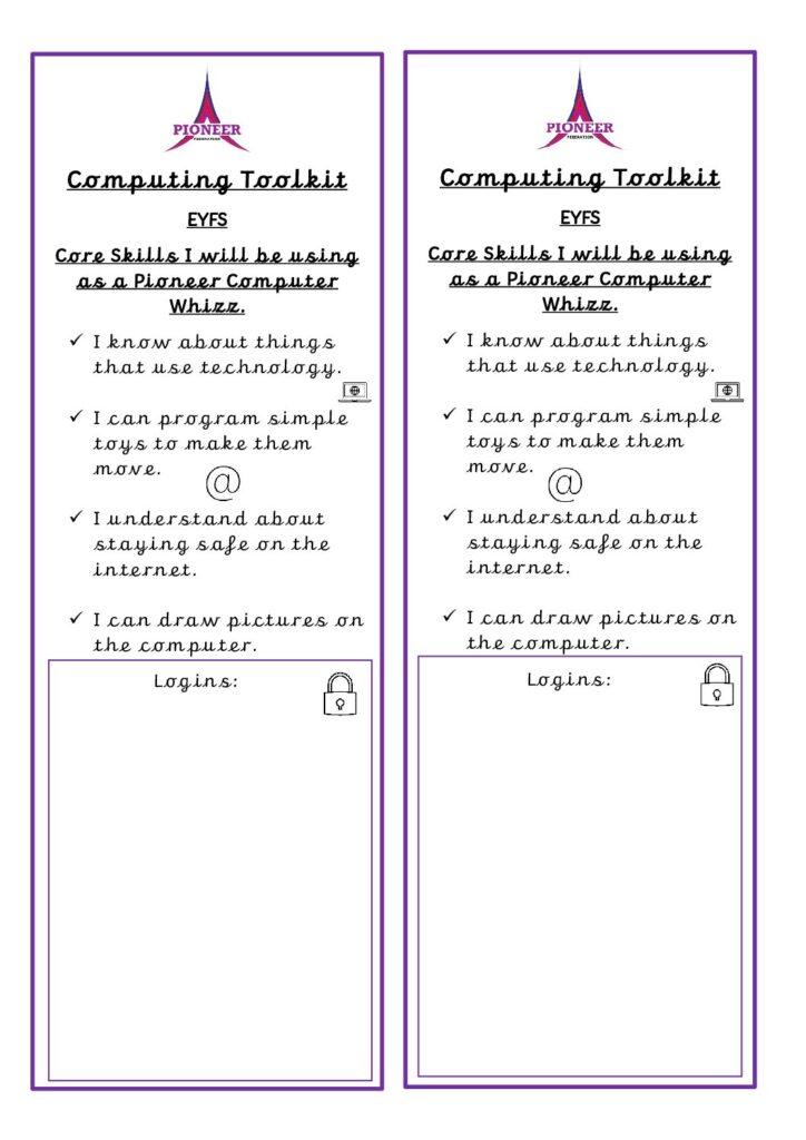 Computing Toolkit – EYFS