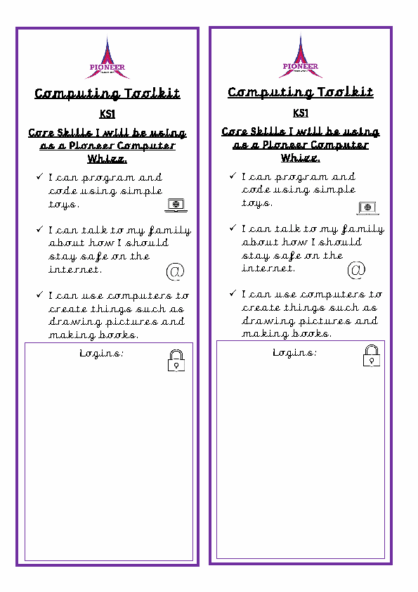 Computing Toolkit – KS1