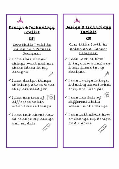 DT Toolkit – KS1