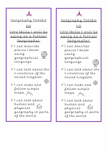 Geography Toolkit – KS1