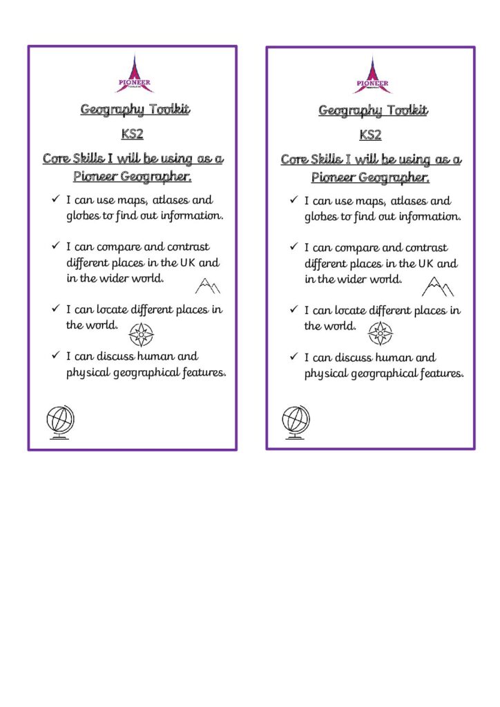 Geography Toolkit – KS2