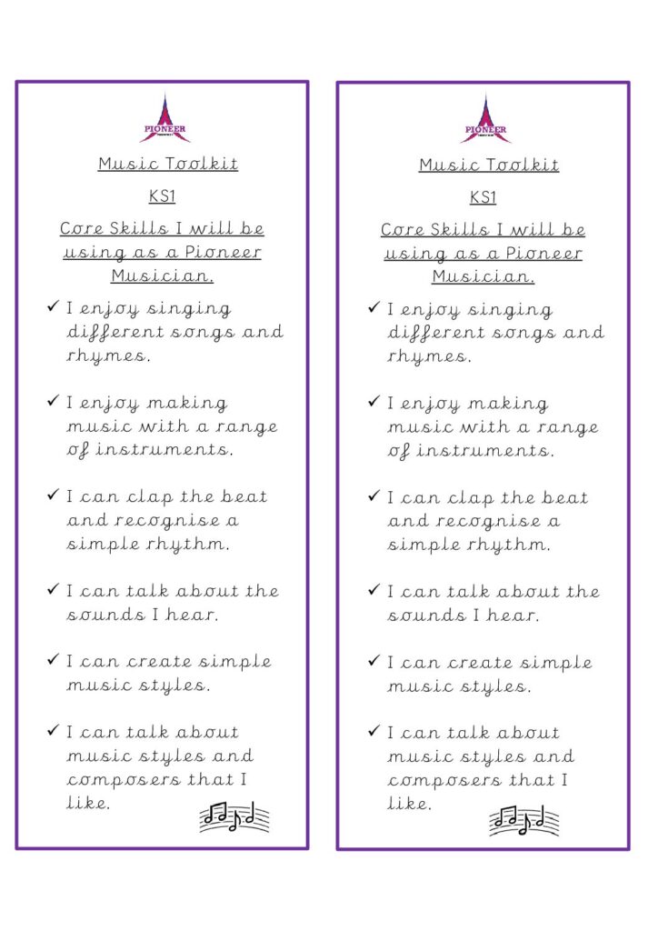 Music Toolkit – KS1
