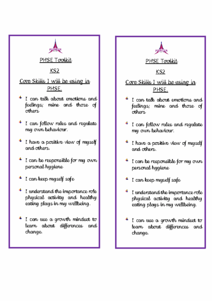 PHSE Toolkit – KS2