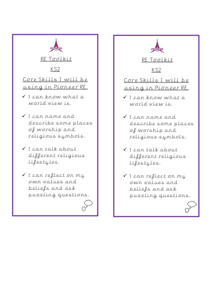 RE Toolkit – KS2