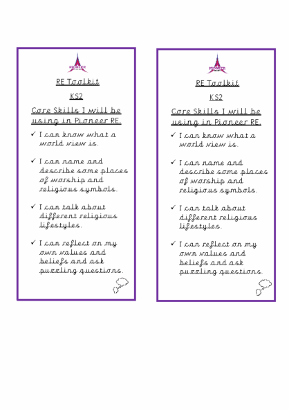 RE Toolkit – KS2