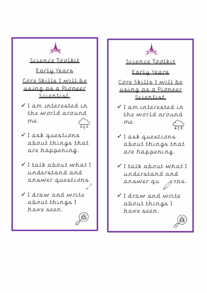 Science Toolkit – EYFS