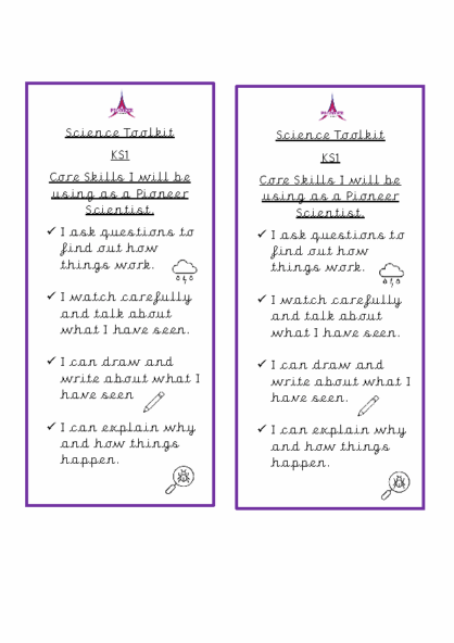 Science Toolkit – KS1