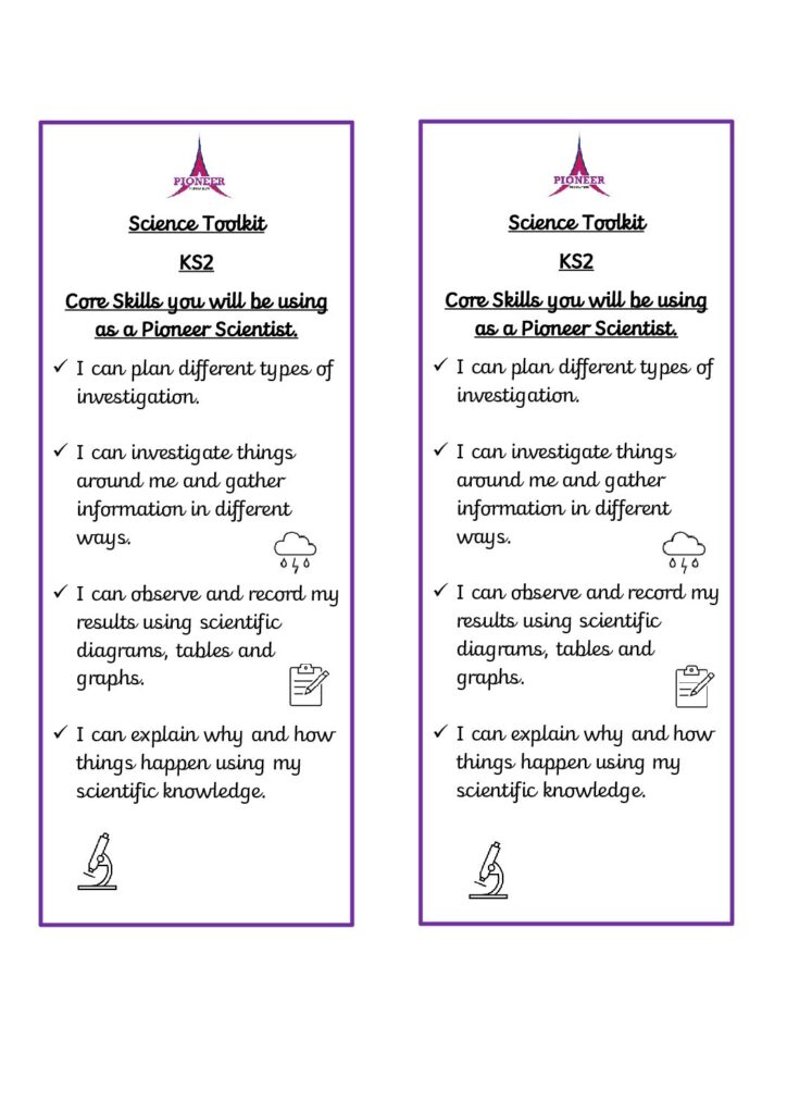 Science Toolkit – KS2