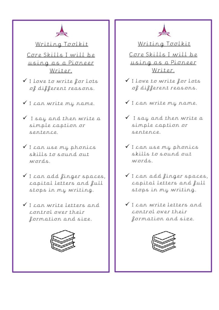 Writing Toolkit – EYFS