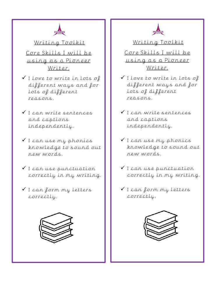 Writing Toolkit – KS1