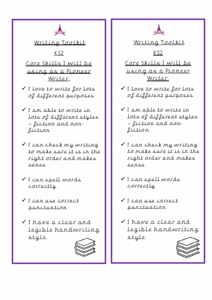 Writing Toolkit – KS2