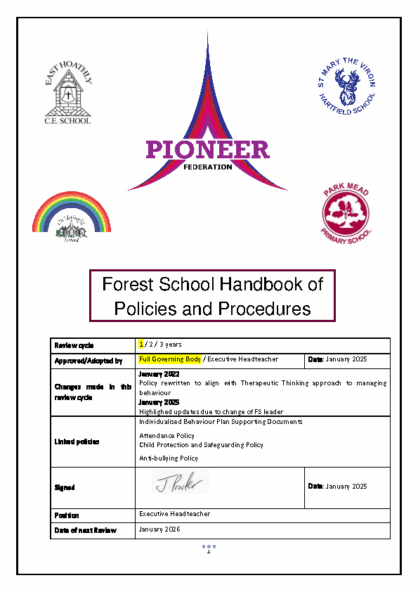 Forest School Handbook