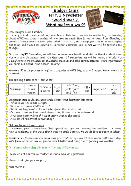 Term 2 2025/26 – World War 2: What Makes a War?