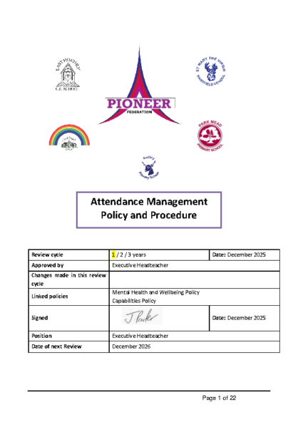 Attendance Management Policy