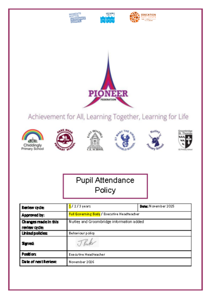 Attendance Policy