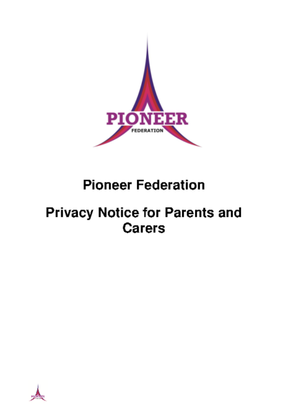 Privacy Notice – Parents & Carers