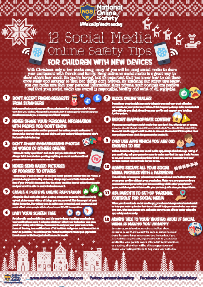 Social Media Online Safety Tips for Children with New Devices