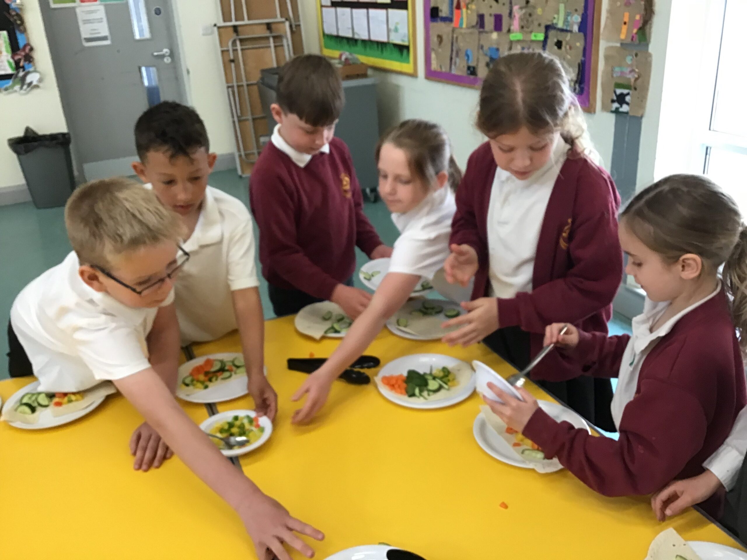 Maples Chartwells Healthy Eating Visit